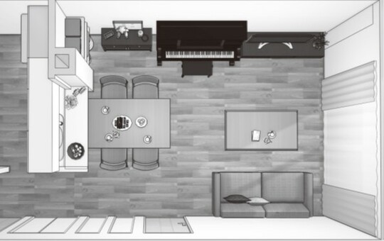 出典：『狭い部屋でも快適に暮らすための家具配置のルール』（彩図社）より抜粋