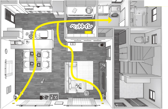 出典：『狭い部屋でも快適に暮らすための家具配置のルール』（彩図社）より抜粋