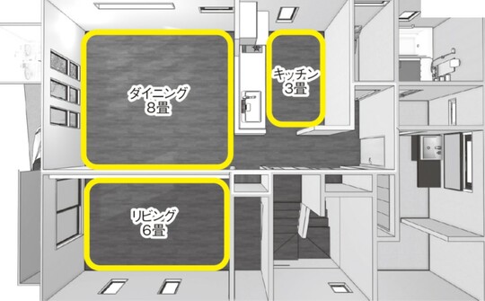 出典：『狭い部屋でも快適に暮らすための家具配置のルール』（彩図社）より抜粋