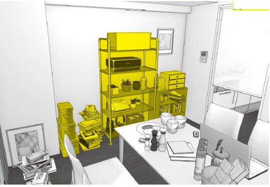 出典：『狭い部屋でも快適に暮らすための家具配置のルール』（彩図社）より抜粋