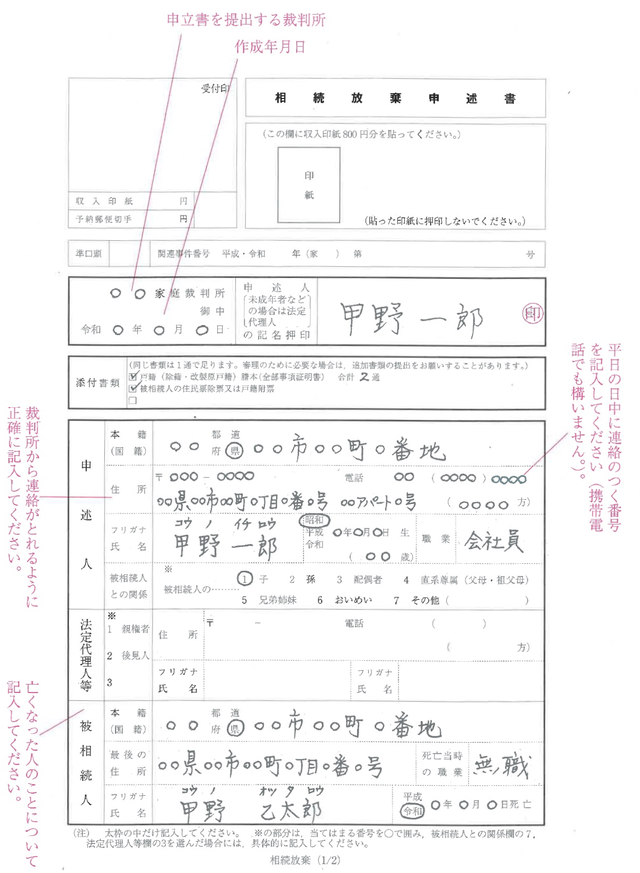 出所：裁判所