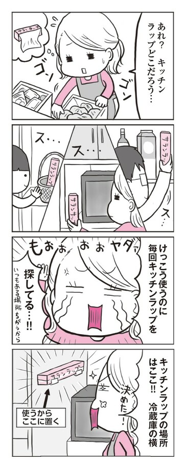 出典：『部屋がゴチャゴチャで、毎日ヘトヘトなんですが、二度と散らからない片づけのコツ、教えてください！』（すばる舎）より抜粋 漫画：りゃんよ