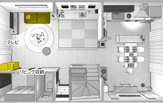 出典：『狭い部屋でも快適に暮らすための家具配置のルール』（彩図社）より抜粋