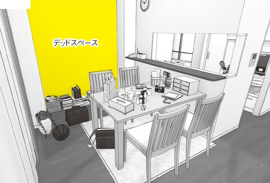 出典：『狭い部屋でも快適に暮らすための家具配置のルール』（彩図社）より抜粋