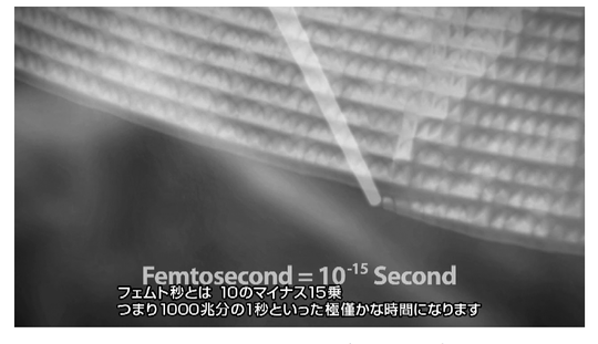 フェムトセカンドレーザーによる切開