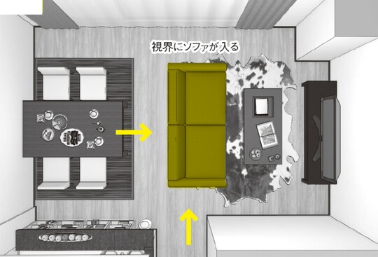 出典：『狭い部屋でも快適に暮らすための家具配置のルール』（彩図社）より抜粋
